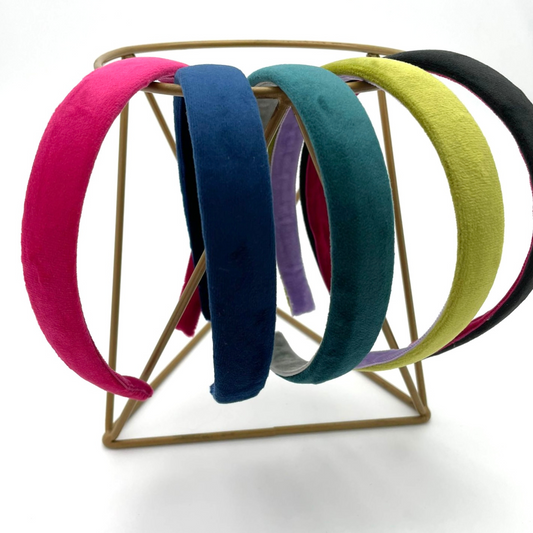 2cm wide velvet Alice Bands